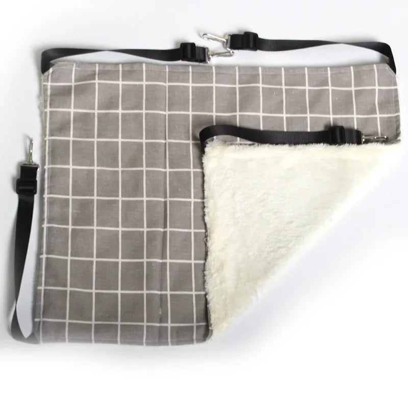 Cat Hanging Hammock With Adjustable Straps Double Sided Bed Pad