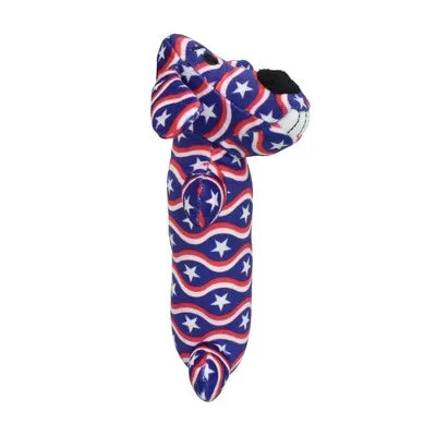 Interactive Dog Toy Loofa Americana Stars Stripes 2 Pack