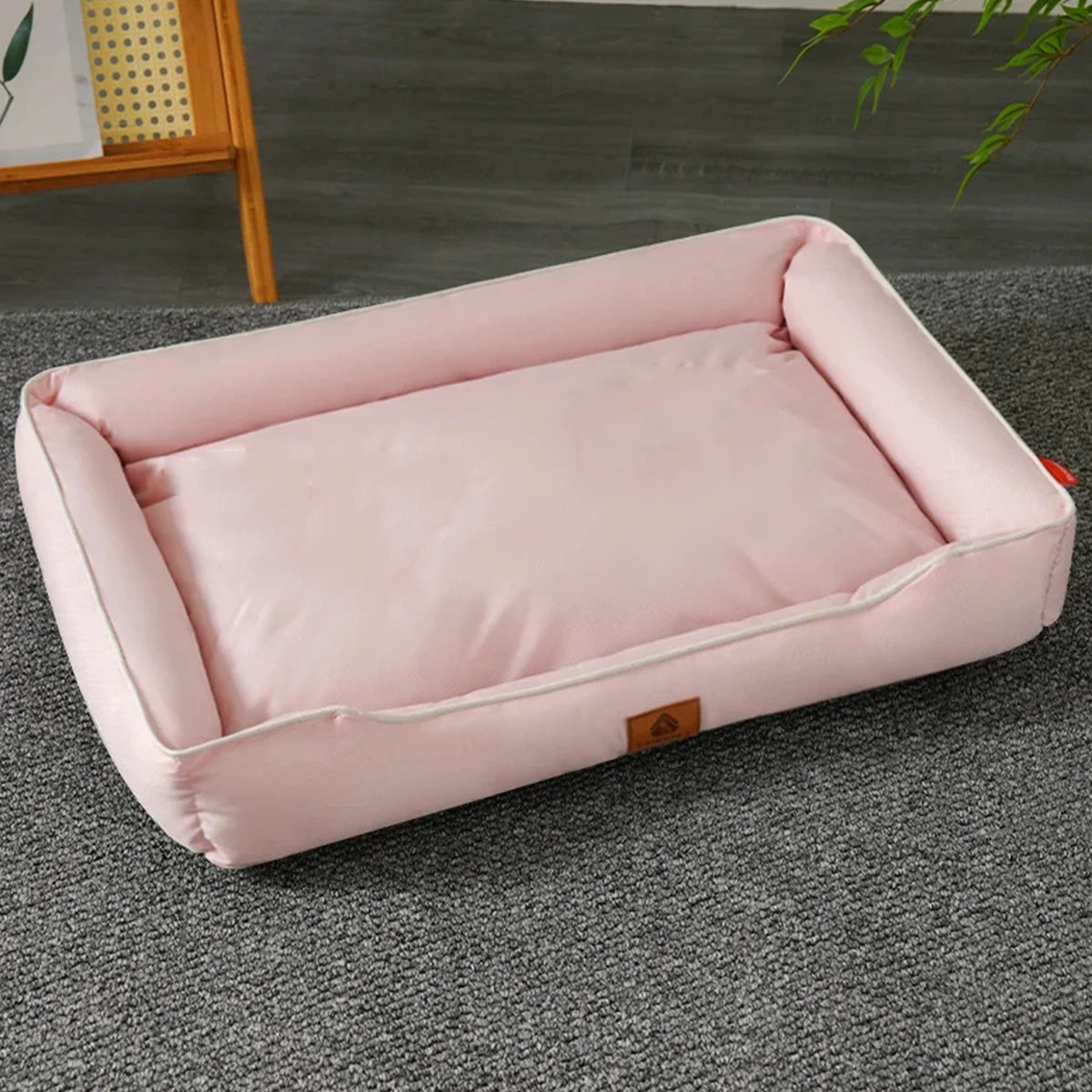 All Season Waterproof Square Dog Bed For Large Dog