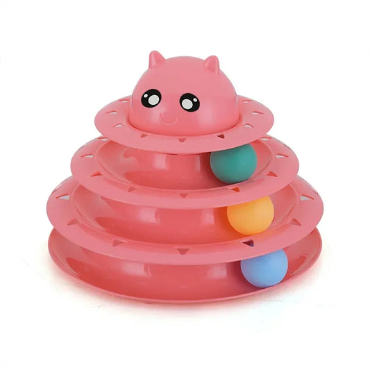 AEDGCN Interactive Cat Toy Tower For Pets Fun Training