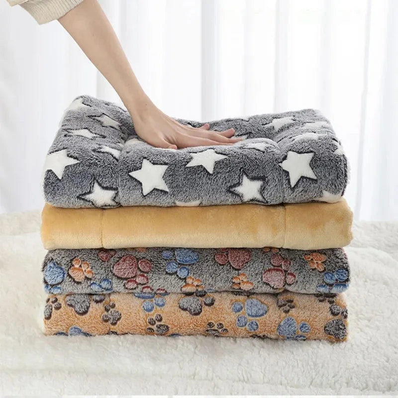 Flannel Pet Sleeping Mat Dog Bed For Cats And Dogs