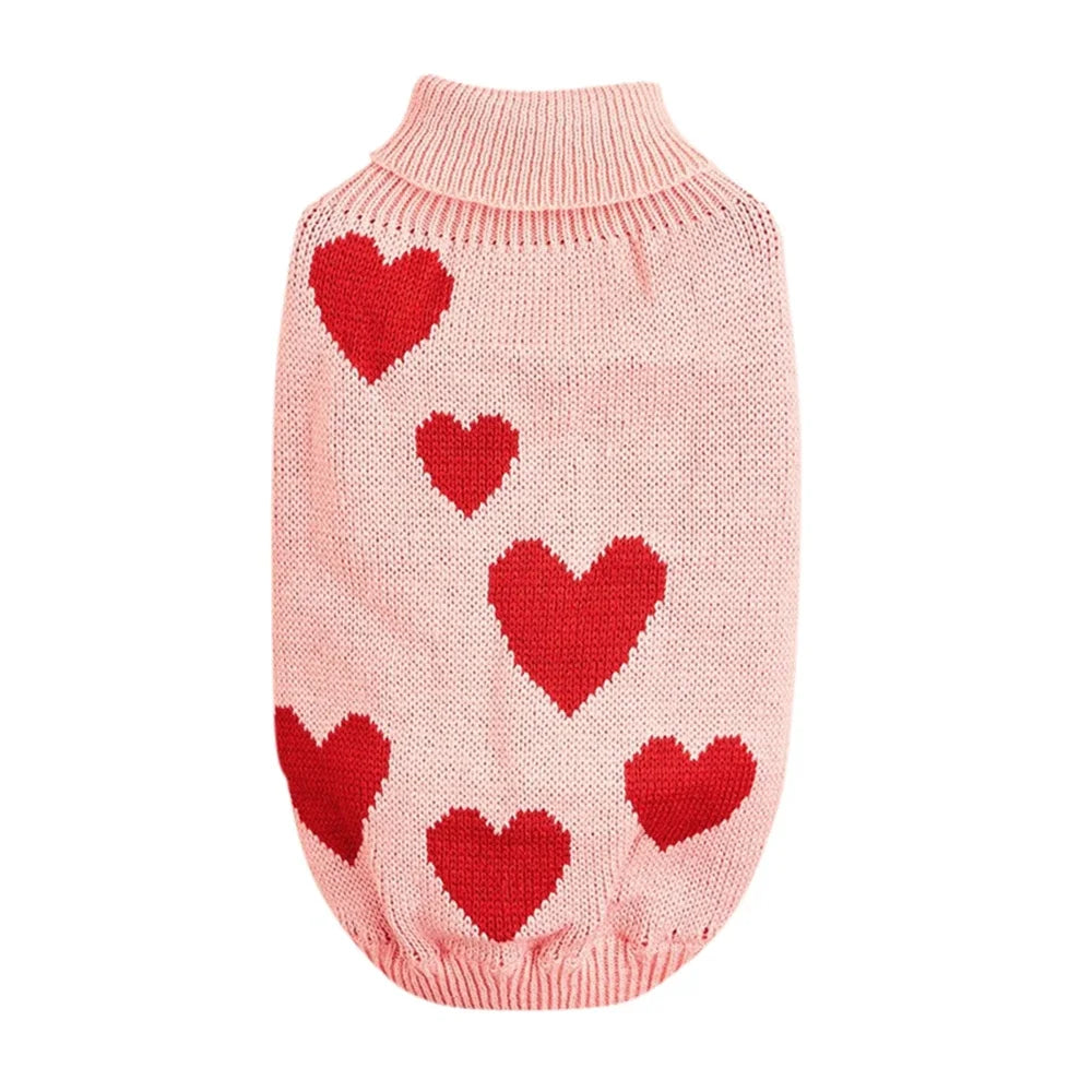 NONECN Warm Pet Sweater for Cats and Dogs Knitwear