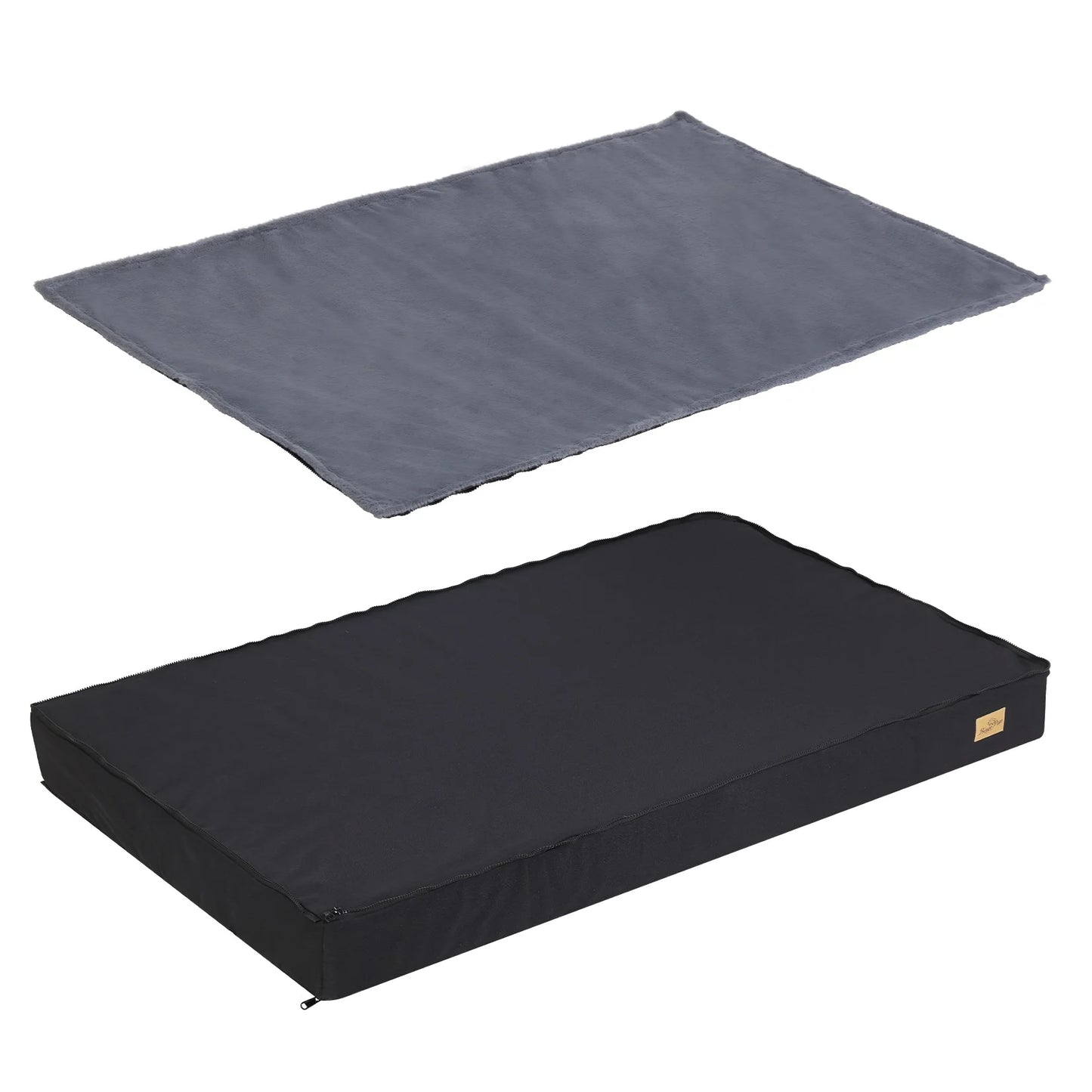 NONECN Memory Foam Dog Bed Orthopedic Mat With Removable Cover