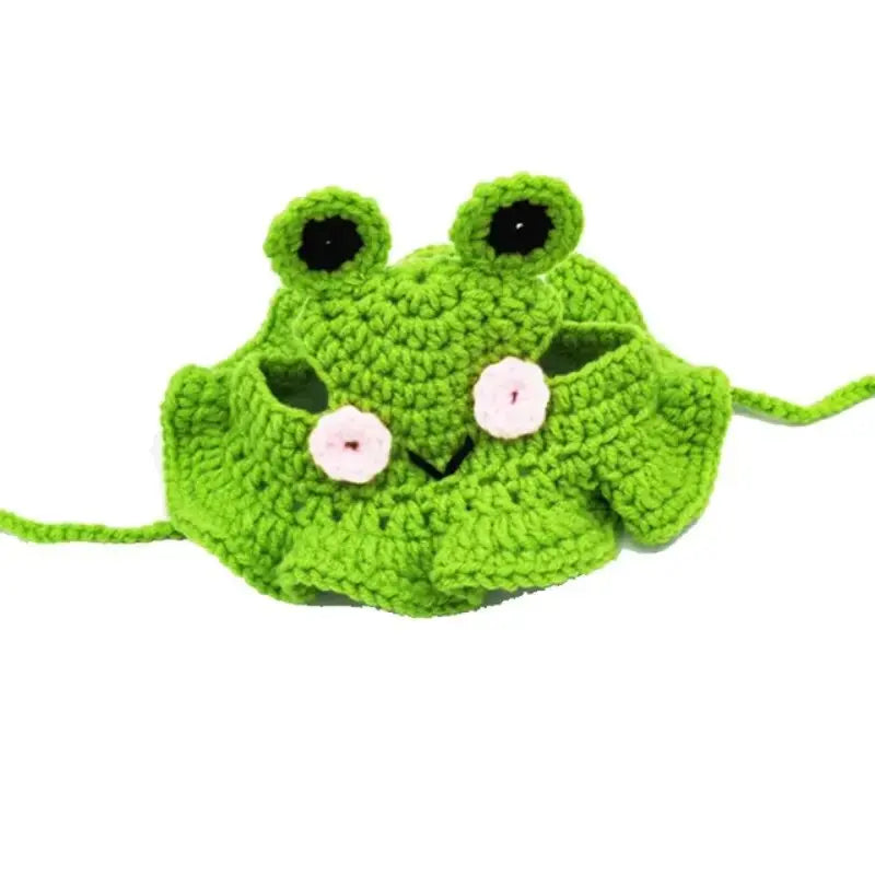 Kittens Knitted Cat Hat Elastic Winter Pet Accessory