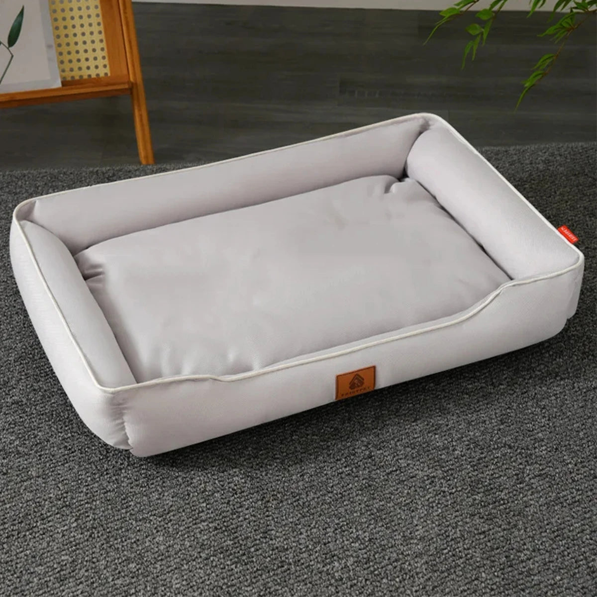 All Season Waterproof Square Dog Bed For Large Dog