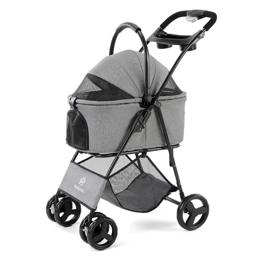 3 In 1 Pet Stroller All Terrain With Removable Carrier