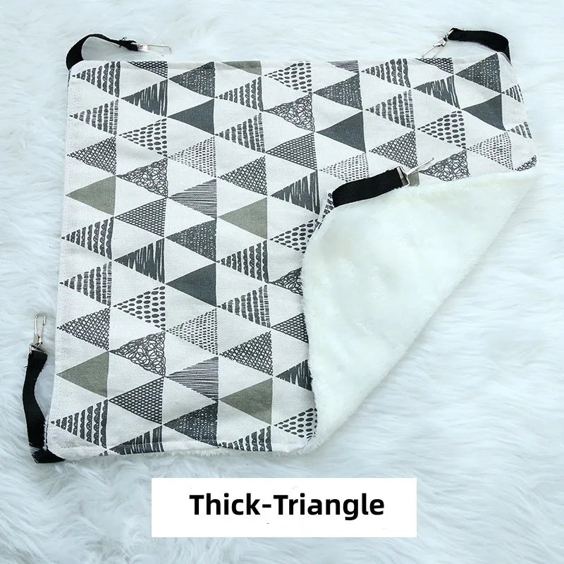 Cat Hanging Hammock With Adjustable Straps Double Sided Bed Pad