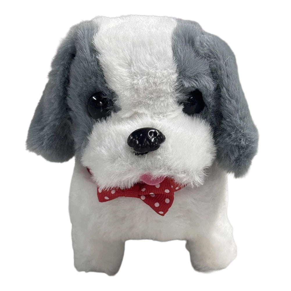 Electronic Robot Dog Interactive Plush Puppy Toy For Girls Boys