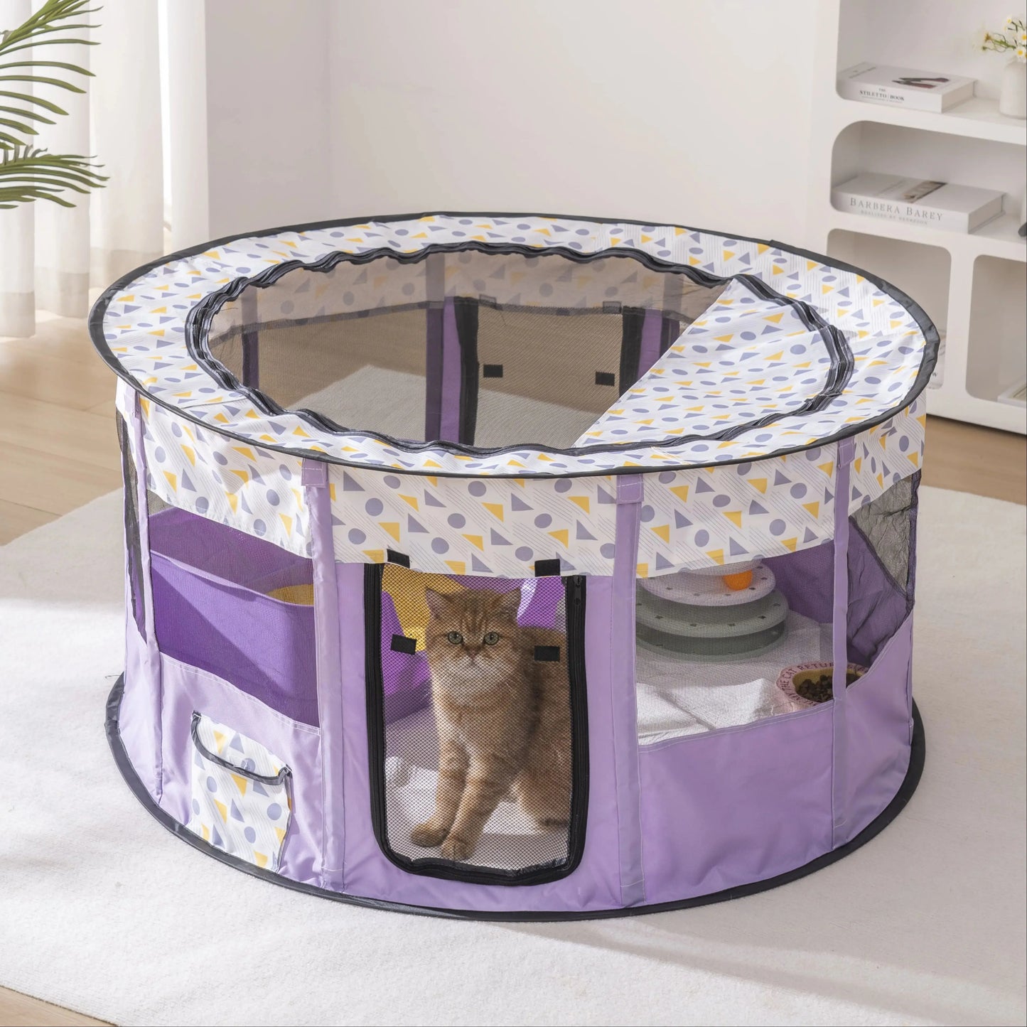 NONECN Foldable Mesh Ventilated Cat Nest For Indoor Outdoor