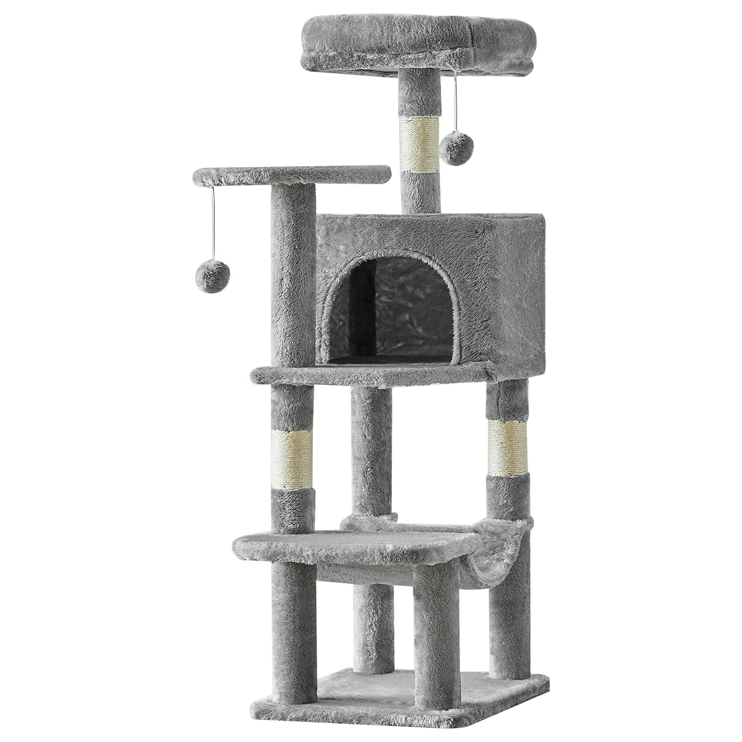 JHK Cat Tree Tower Indoor Cats Natural Sisal Scratching Posts