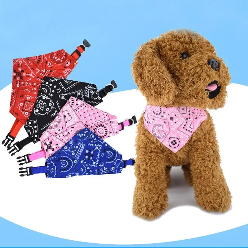Cat Collar Lovely Adjustable Necktie Scarf Bandana For Pets