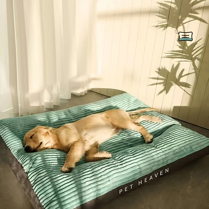 NONECN Winter Warm Corduroy Dog Bed For All Pets Cozy