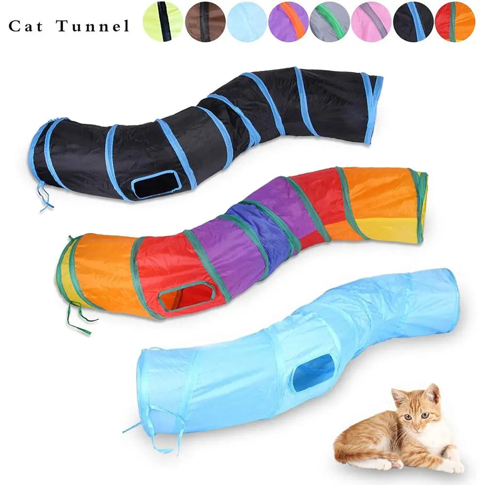 Interactive Pet Play Tunnel For Indoor Cats And Rabbits
