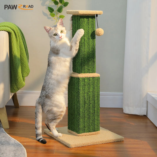 PAWZ Road Cat Scratching Post With Sisal Ball Toy Indoor