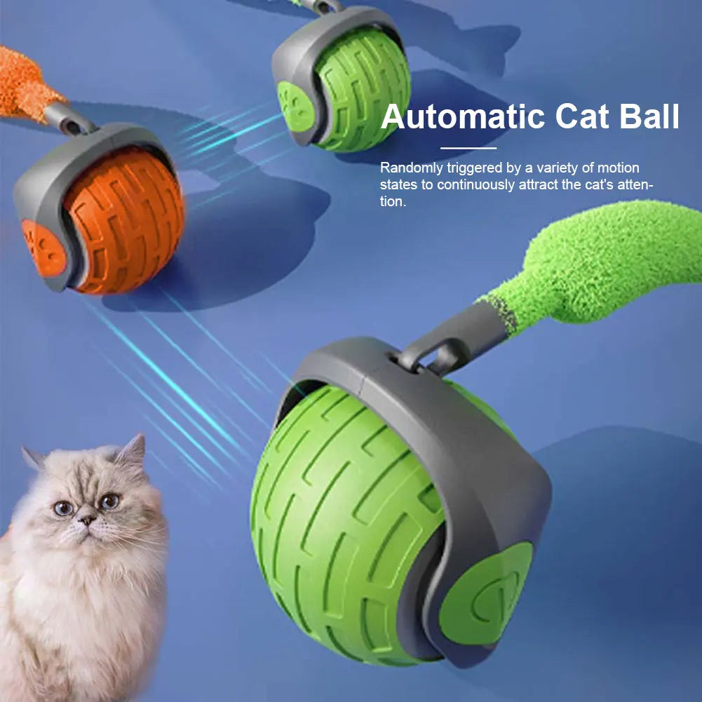 Shunmaii Cat Interactive Ball Toy Rechargeable Teaser Rolling