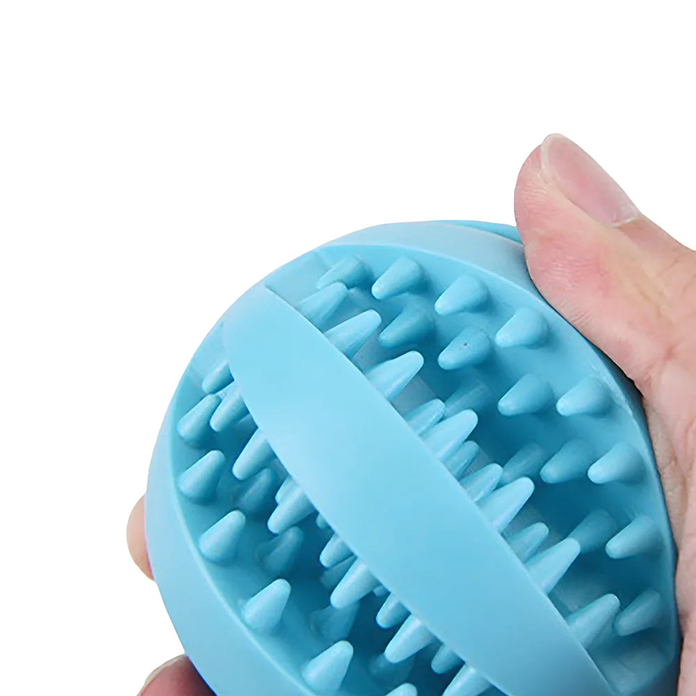 Rubber Dog Teething Puzzle Balls Training Toy For Dogs