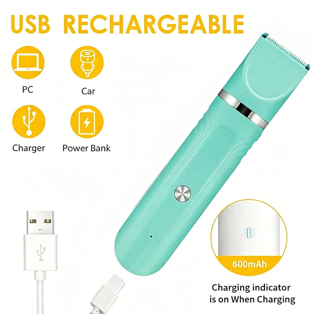SHUYU 4 In 1 Rechargeable Pet Hair Clipper Grooming Kit