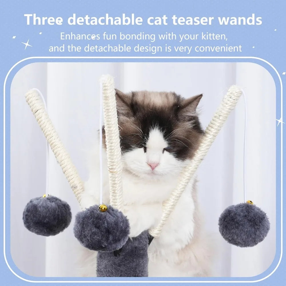 NBVCX Cat Tree Tower With Scratching Posts And Hammock
