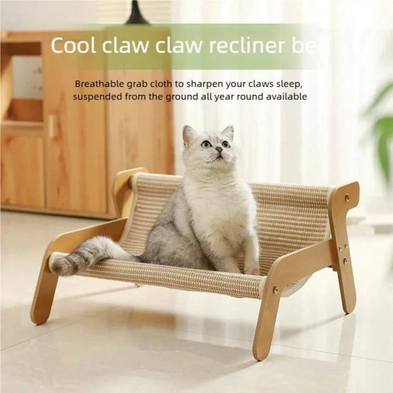 Durable Cat Hammock Sofa Scratching Post Pet Furniture