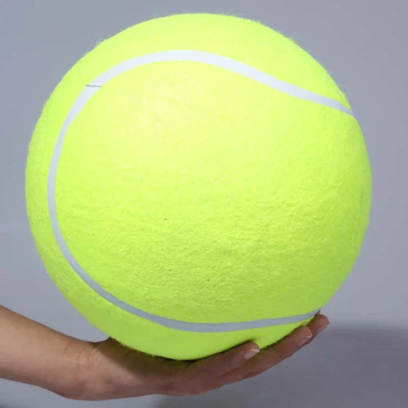 Shunmaii Giant Tennis Ball Dog Chew Toy For Outdoor Play